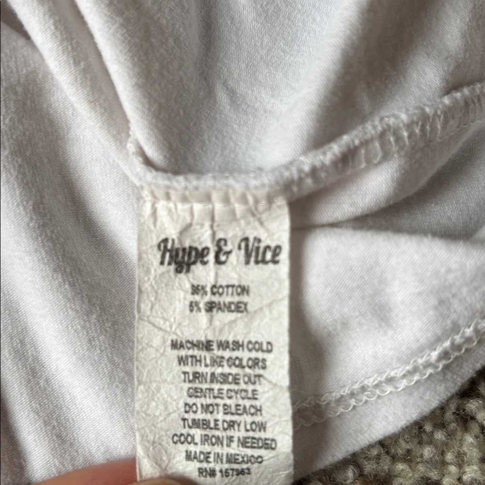 Hype and Vice Size S White/Red San Diego State Homerun Tee - Picture 6 of 6